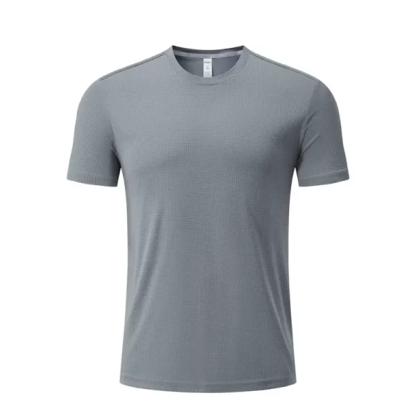 High Quality Sportswear T Shirt Rib Collar Comfortable Fabric Custom Colors Logos