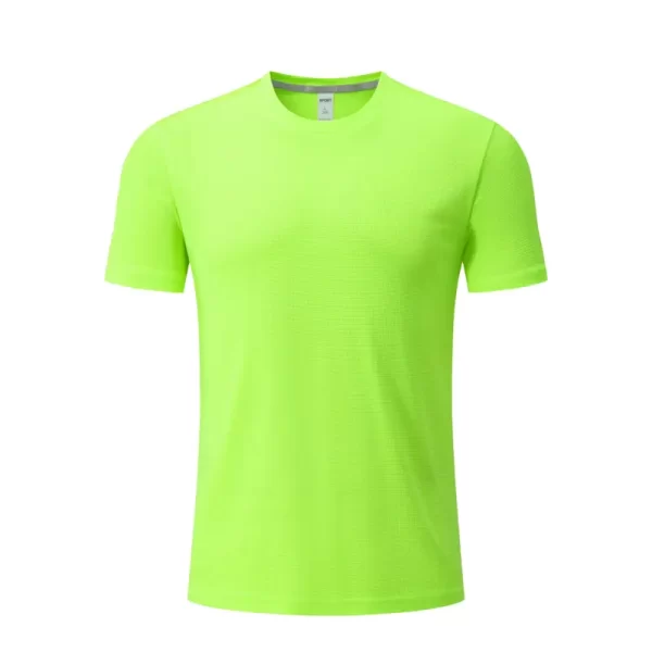 High Quality Sportswear T Shirt Rib Collar Comfortable Fabric Custom Colors Logos