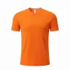 High Quality Sportswear T Shirt Rib Collar Comfortable Fabric Custom Colors Logos