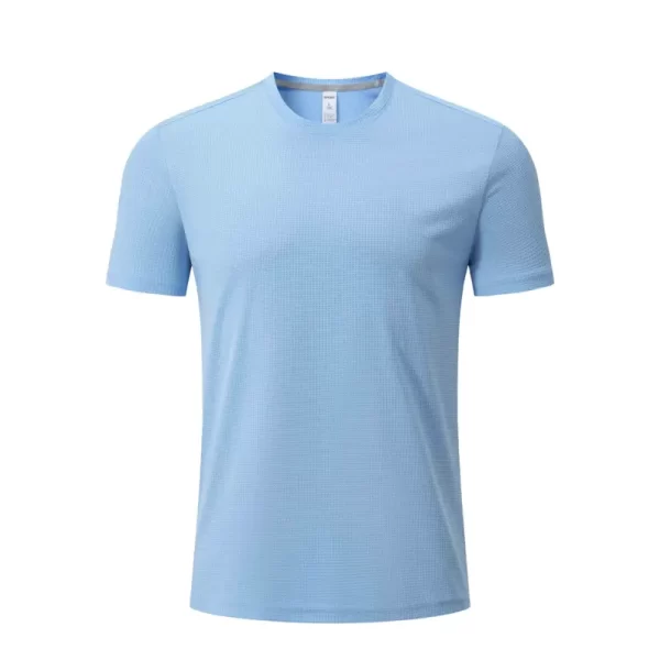 High Quality Sportswear T Shirt Rib Collar Comfortable Fabric Custom Colors Logos