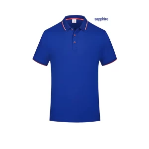 Custom Polo T-Shirts for Sportswear – Rib Collar and Sleeve, Multiple Logo Printing Options