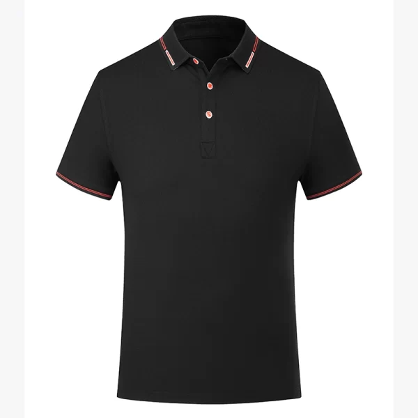 Polo Shirts with Ribbed Sleeves & Yarn-Dyed Collar – OEM Manufacturer, XS-5XL Sizes