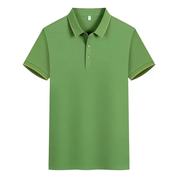 Premium Polo T-Shirts with Yarn-Dyed Collars – Heat Transfer or Silk Screen Logo Options