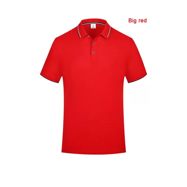 Custom Polo T-Shirts for Sportswear – Rib Collar and Sleeve, Multiple Logo Printing Options