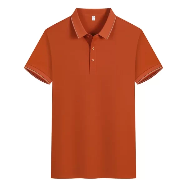 Premium Polo T-Shirts with Yarn-Dyed Collars – Heat Transfer or Silk Screen Logo Options