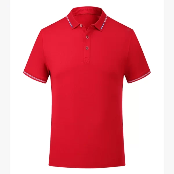 Polo Shirts with Ribbed Sleeves & Yarn-Dyed Collar – OEM Manufacturer, XS-5XL Sizes