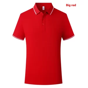 Custom Embroidered Polo T-Shirts – OEM Factory, Available in Multiple Sizes and Colors