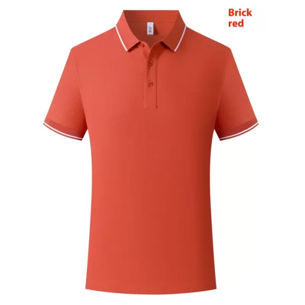 Custom Embroidered Polo T-Shirts – OEM Factory, Available in Multiple Sizes and Colors