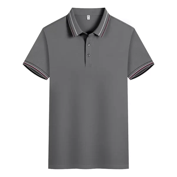 Breathable Polo T-Shirts with Ribbed Collar and Sleeve – OEM & ODM Supplier in China