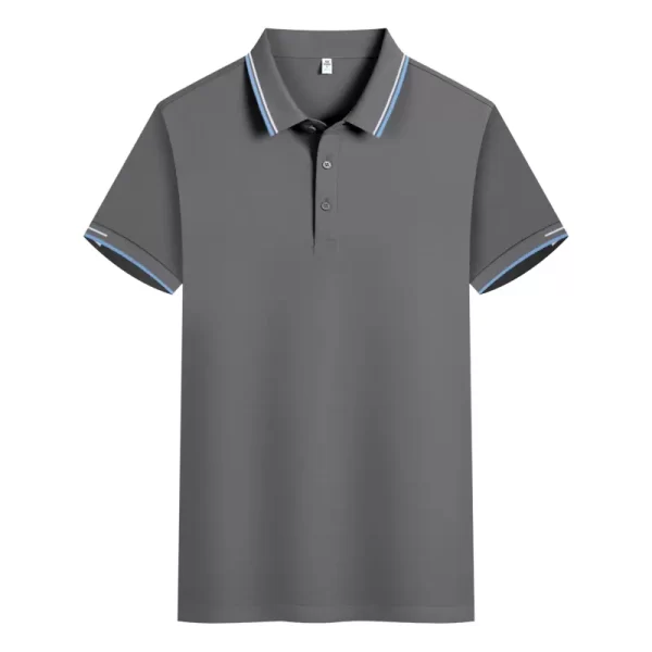 High-Quality Sportswear Polo Shirts – Custom Logo, Rib Collar, and Sleeves for Ultimate Comfort