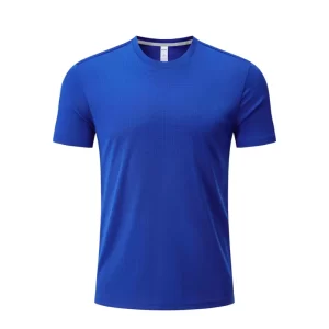 High Quality Sportswear T Shirt Rib Collar Comfortable Fabric Custom Colors Logos