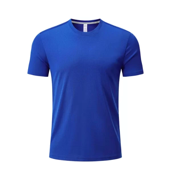 High Quality Sportswear T Shirt Rib Collar Comfortable Fabric Custom Colors Logos