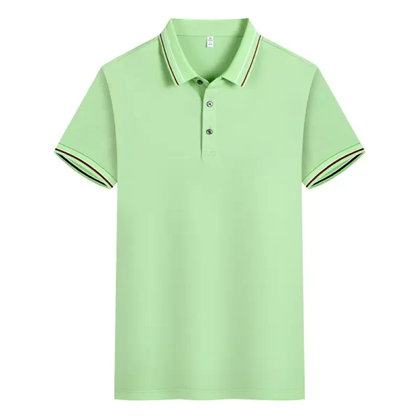 Breathable Polo T-Shirts with Ribbed Collar and Sleeve – OEM & ODM Supplier in China