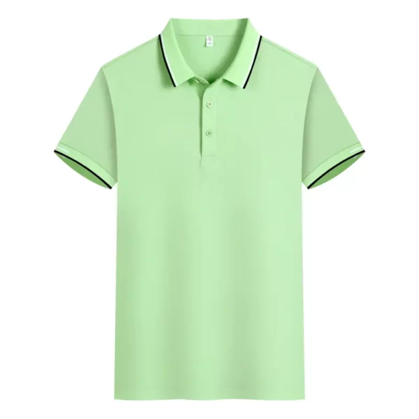 High-Quality Sportswear Polo Shirts – Custom Logo, Rib Collar, and Sleeves for Ultimate Comfort