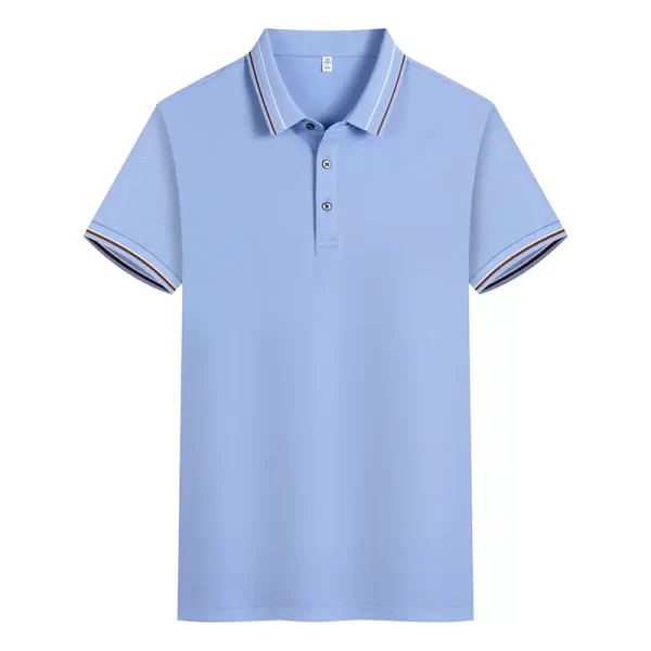 Breathable Polo T-Shirts with Ribbed Collar and Sleeve – OEM & ODM Supplier in China