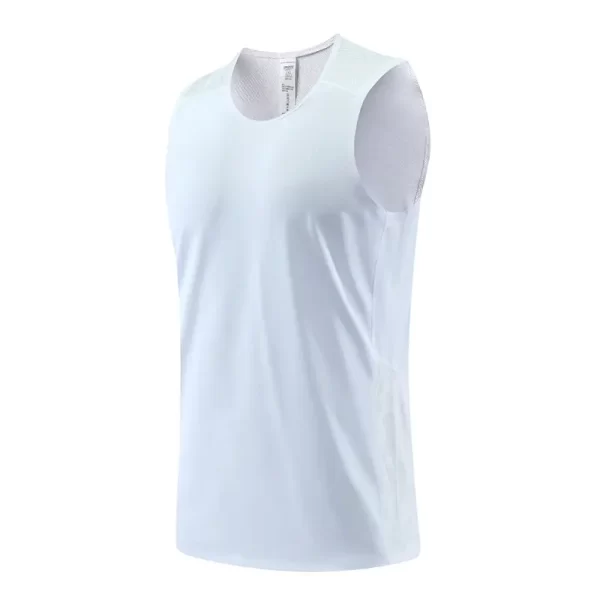 Custom OEM ODM Sportswear Vest Comfortable Breathable Fabric XS-5XL Rib Collar Shenzhen Factory