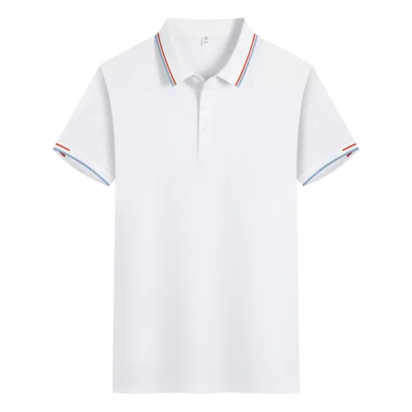 High-Quality Sportswear Polo Shirts – Custom Logo, Rib Collar, and Sleeves for Ultimate Comfort