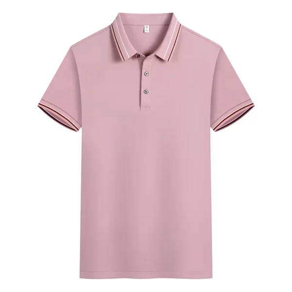 Breathable Polo T-Shirts with Ribbed Collar and Sleeve – OEM & ODM Supplier in China