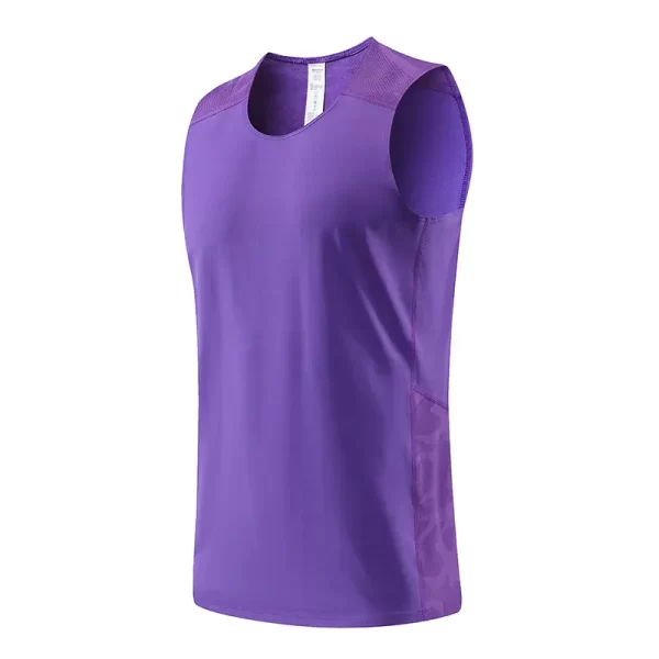 Custom OEM ODM Sportswear Vest Comfortable Breathable Fabric XS-5XL Rib Collar Shenzhen Factory