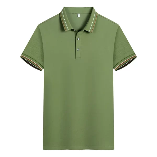 Breathable Polo T-Shirts with Ribbed Collar and Sleeve – OEM & ODM Supplier in China