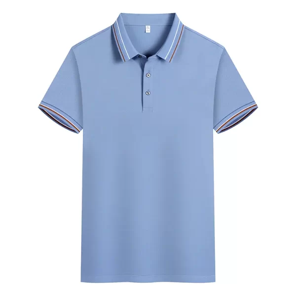 Breathable Polo T-Shirts with Ribbed Collar and Sleeve – OEM & ODM Supplier in China