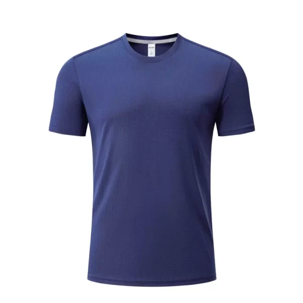 High Quality Sportswear T Shirt Rib Collar Comfortable Fabric Custom Colors Logos