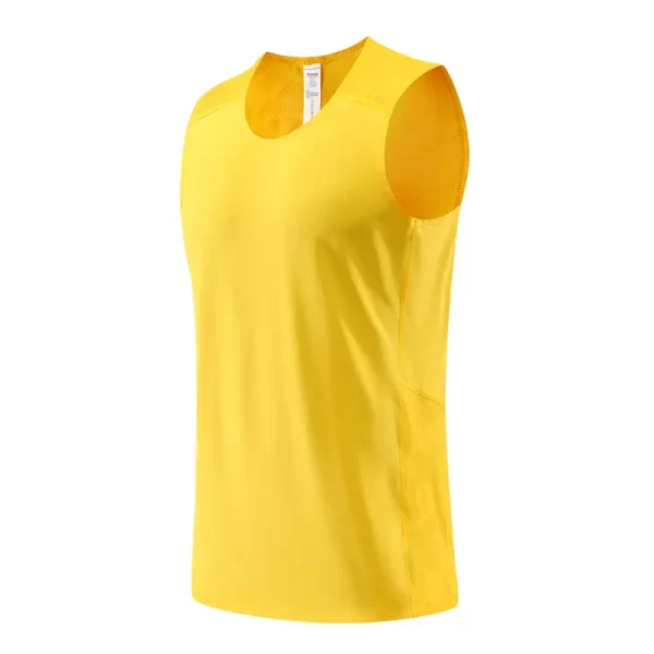 Custom OEM ODM Sportswear Vest Comfortable Breathable Fabric XS-5XL Rib Collar Shenzhen Factory