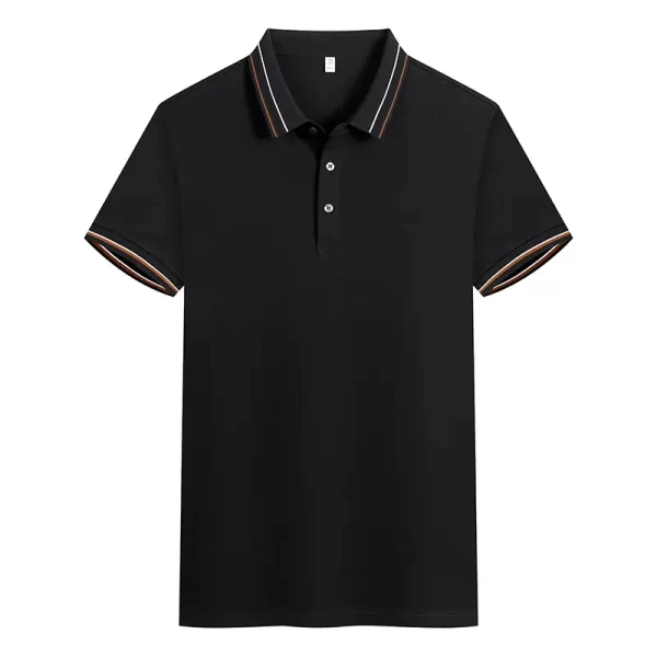 Breathable Polo T-Shirts with Ribbed Collar and Sleeve – OEM & ODM Supplier in China