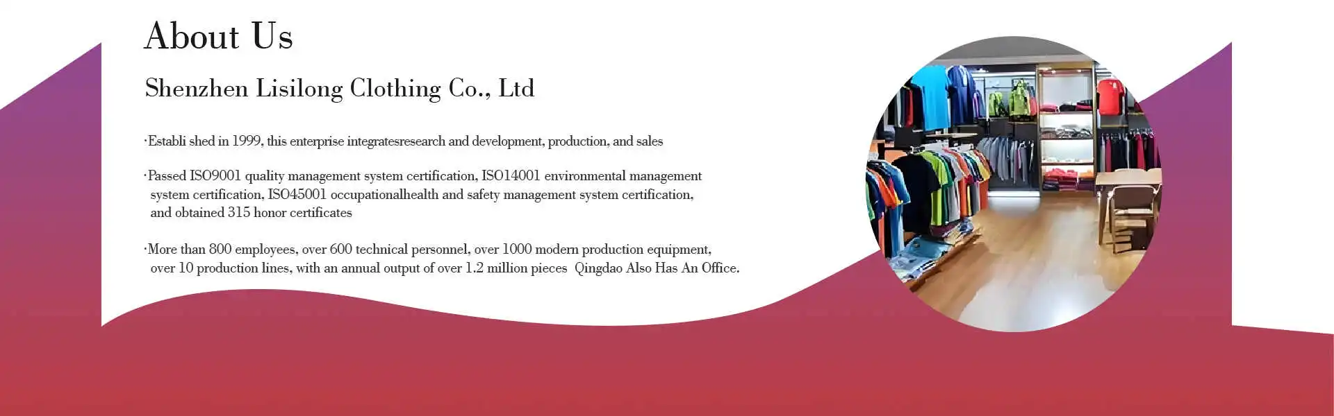 Shenzhen Lisilong Garment Co., Ltd